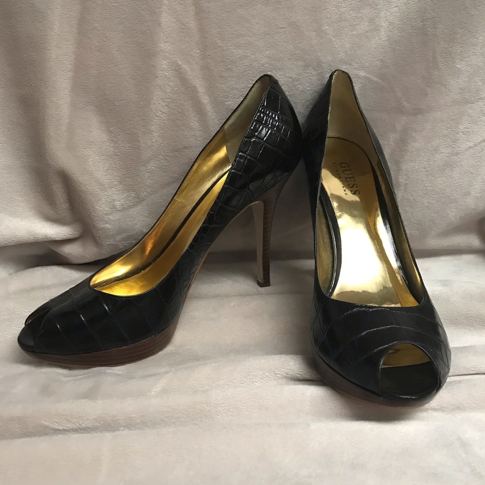 Guess Peep Toe Heels